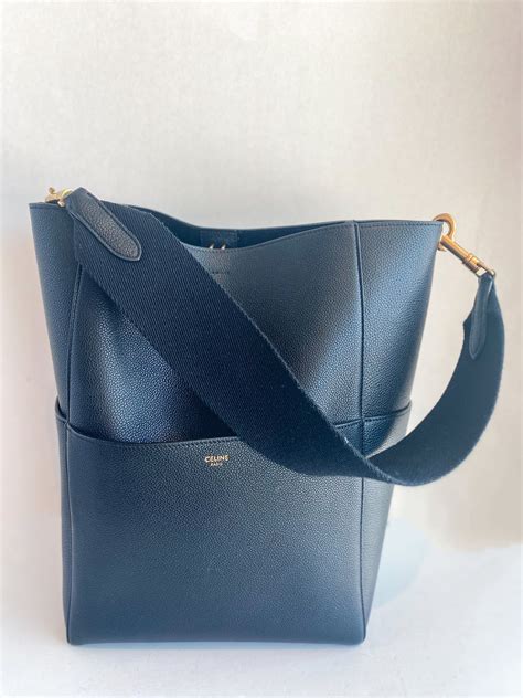 celine seau sangle discontinued|Small Seau Sangle bag in soft grained calfskin .